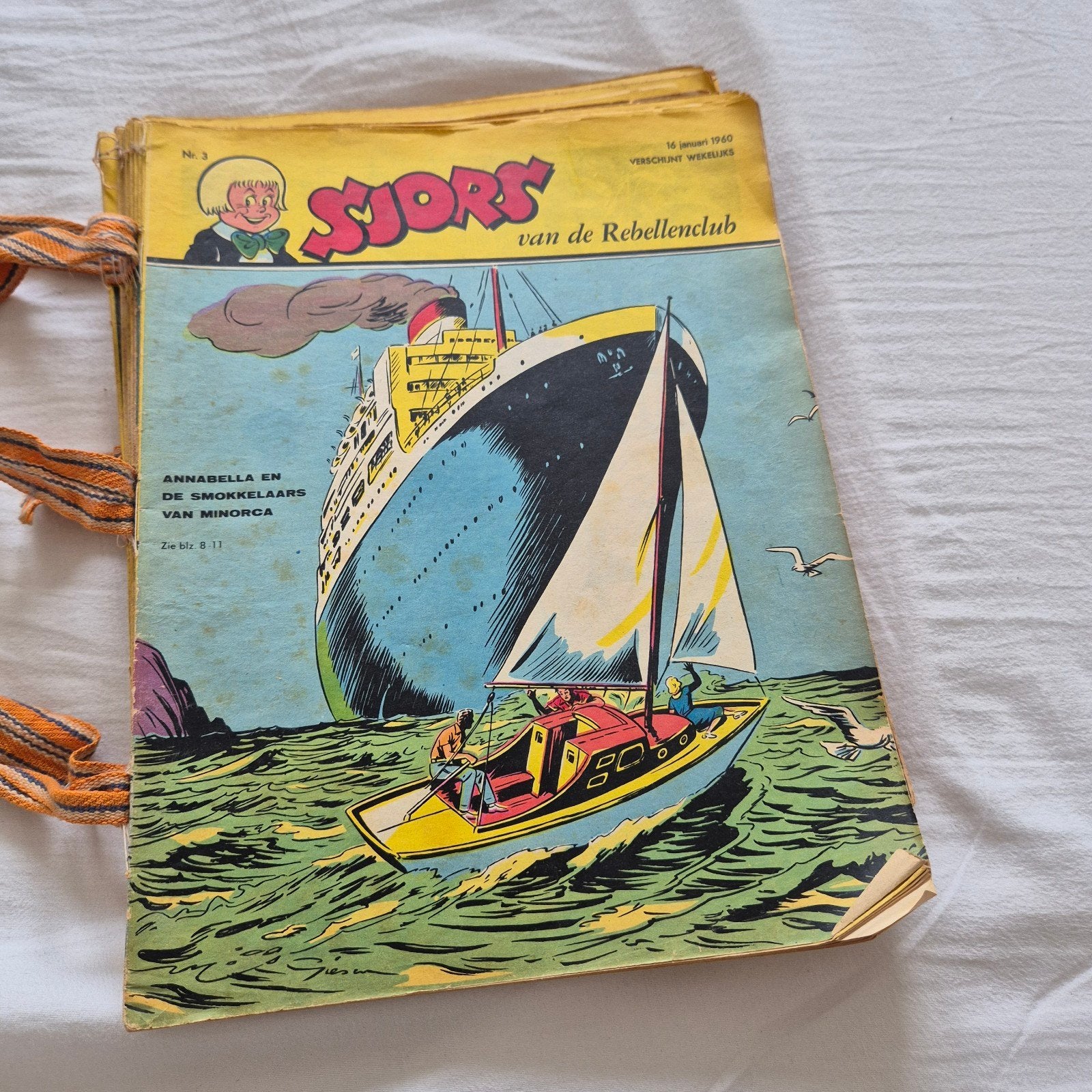 Sjors strips, Gelezen, Ophalen of Verzenden, Frans Piët, Meerdere stripboeken
