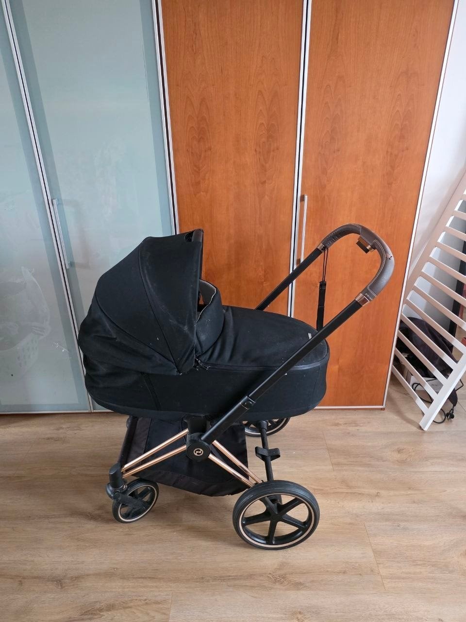Cybex Priam kinderwagen rosé goud - Gebruikt, Kinderen en Baby's, Kinderwagens en Combinaties, Gebruikt, Combiwagen, Met reiswieg