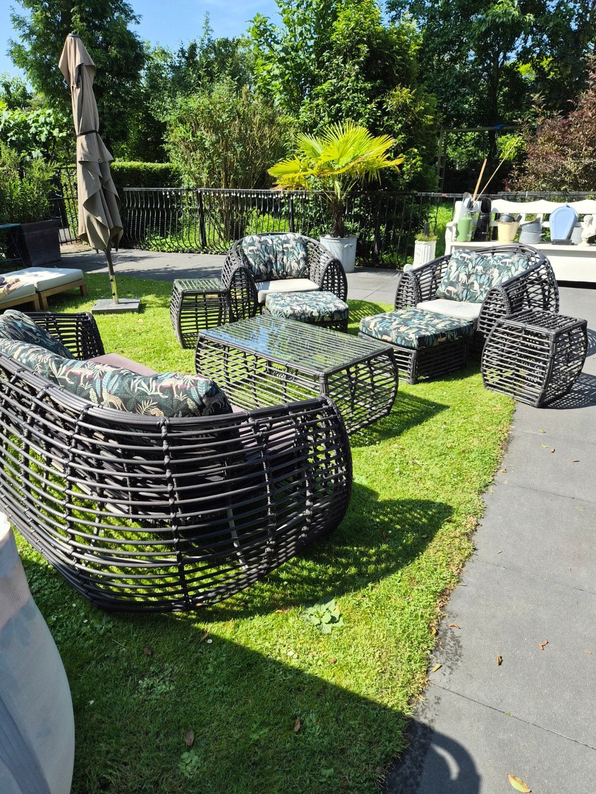 Loungeset Arbrini 8 delig, Ophalen, Overige materialen, Gebruikt, Loungeset