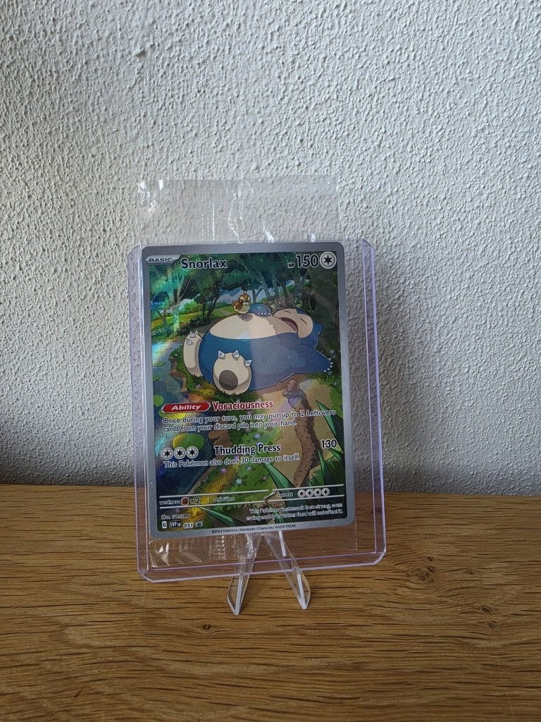 Pokémon Snorlax SVP 051 promo (151) | holo | 2x, Verzenden, Zo goed als nieuw, Losse kaart, Foil