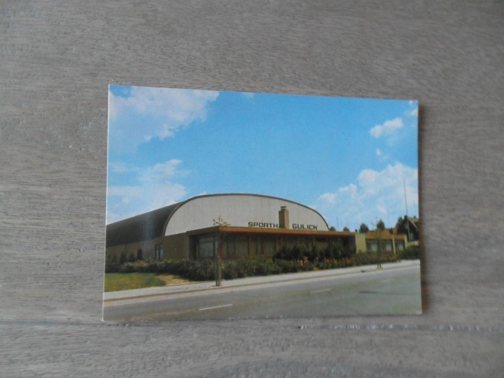 Tegelen, sporthal Gulick 1975, Verzamelen, Ansichtkaarten | Nederland, Verzenden, 1960 tot 1980, Ongelopen, Noord-Brabant