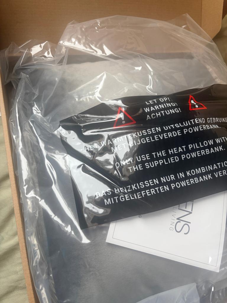 Nieuw Grijs Warmtekussen - Jans Living, Ophalen of Verzenden, Nieuw, Grijs, Vierkant