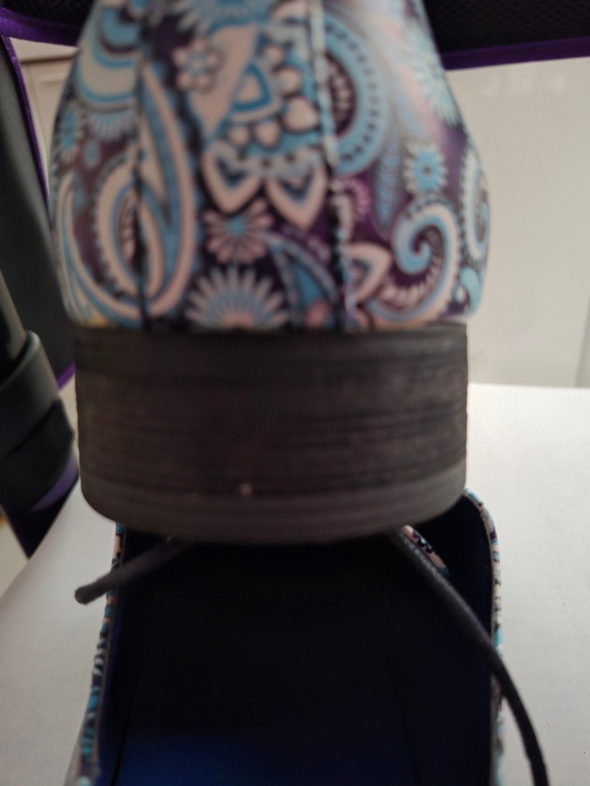 Mooie Lureaux schoenen met paisley print, Zo goed als nieuw, Veterschoenen, Lureaux, Verzenden