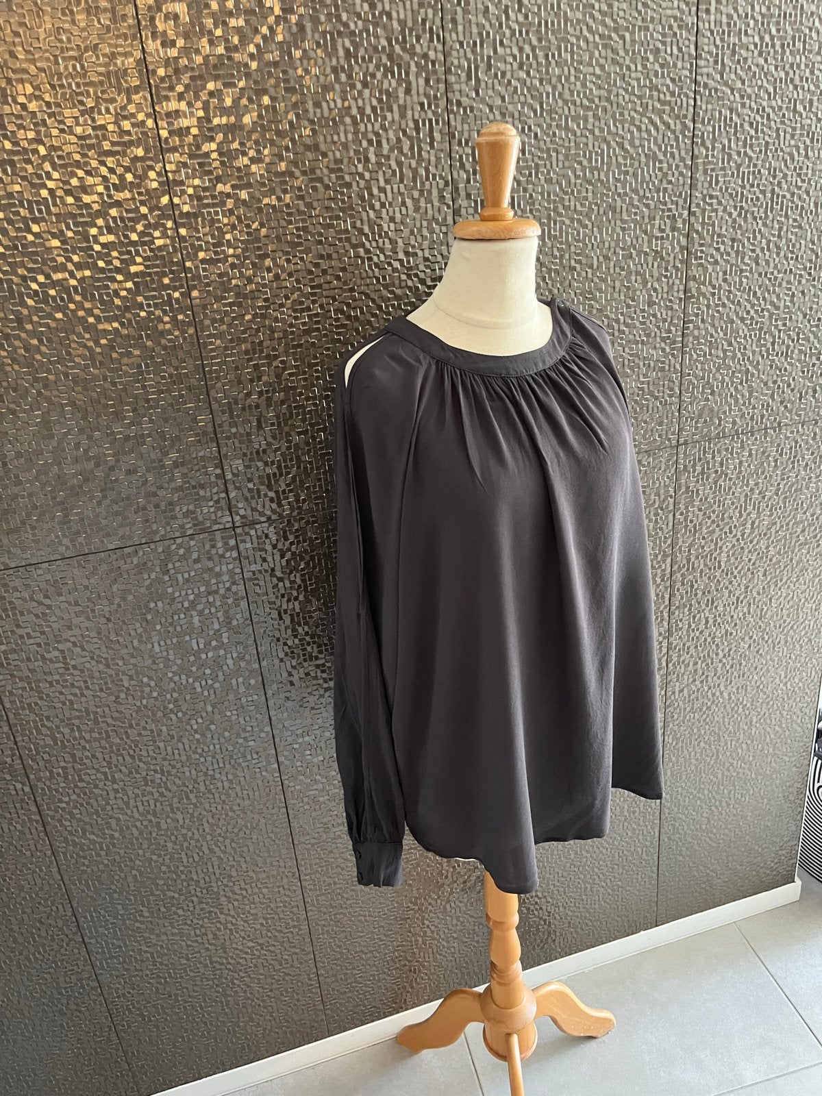 Yaya Antraciet Blouse Maat 42, Ophalen of Verzenden, Nieuw, Maat 42/44 (L), Grijs