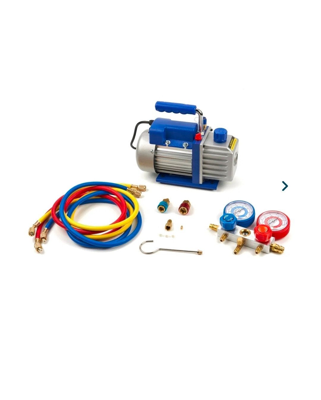 Te huur: Airco vacuümpomp 60 L/min + manometer, Ophalen