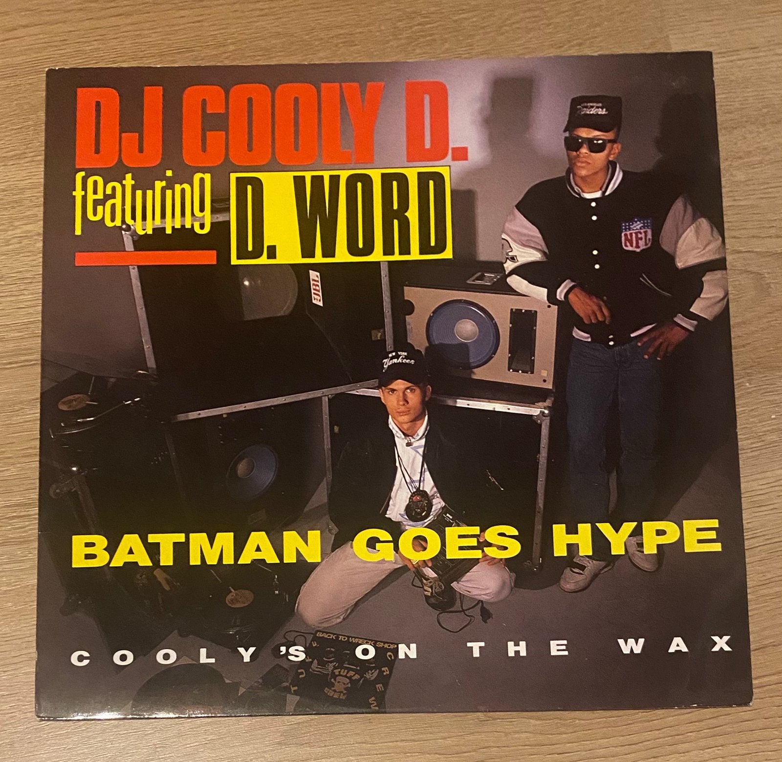 12”: DJ Cooly D ft. D.Word - Batman Goes Hype (1989), Ophalen of Verzenden, Gebruikt, 12 inch