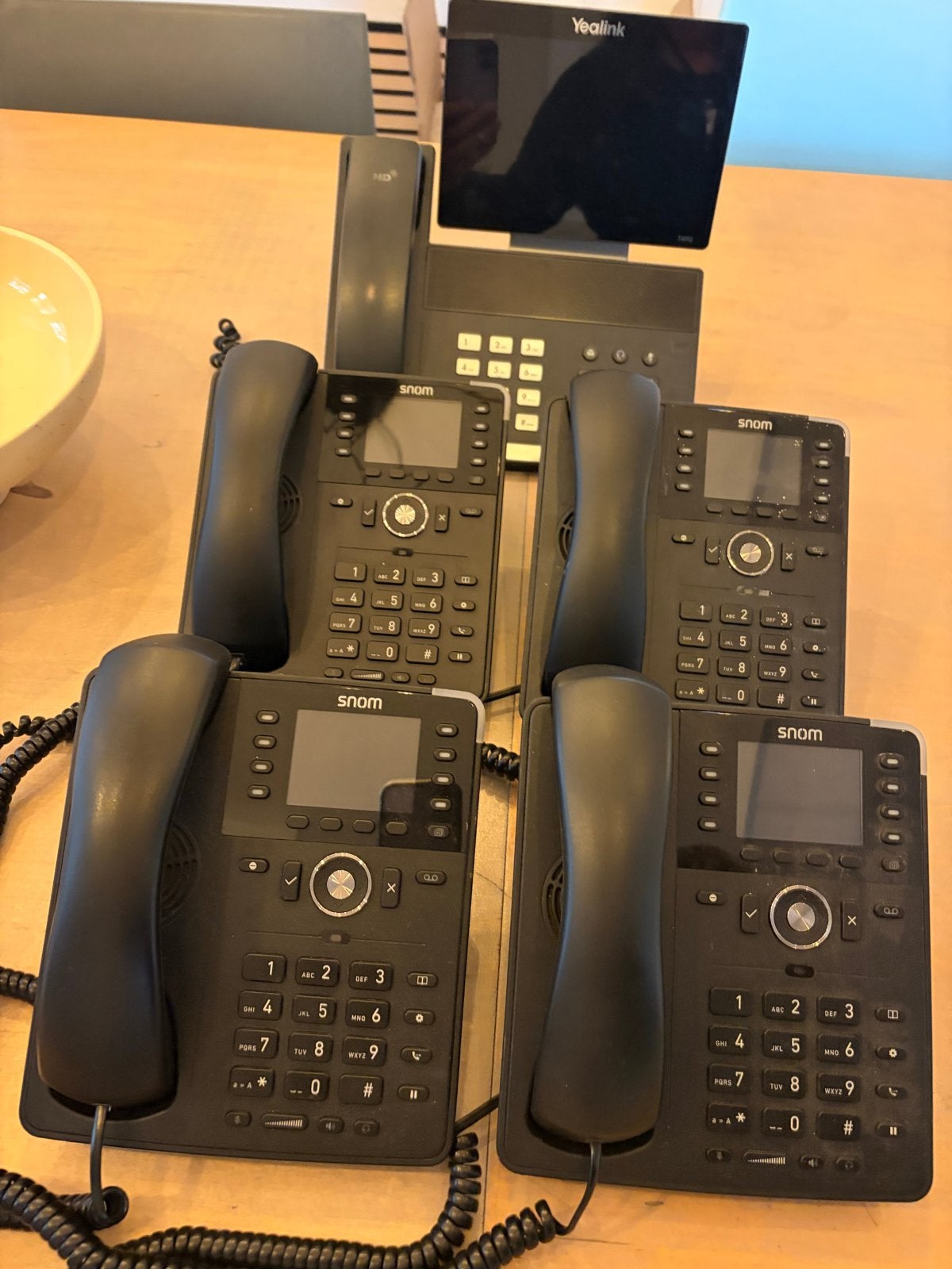 Snom en Yealink VoIP telefoons - Diverse modellen, Telecommunicatie, Ophalen of Verzenden, Gebruikt