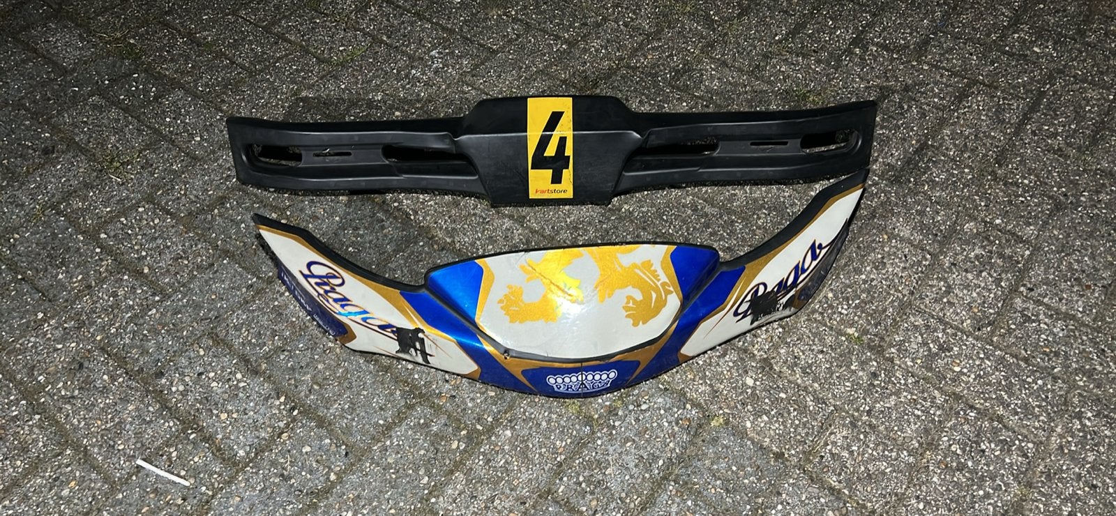 Voor- en achterbumper voor Praga en OK1 kart, Sport en Fitness, Karting, Ophalen of Verzenden, Gebruikt