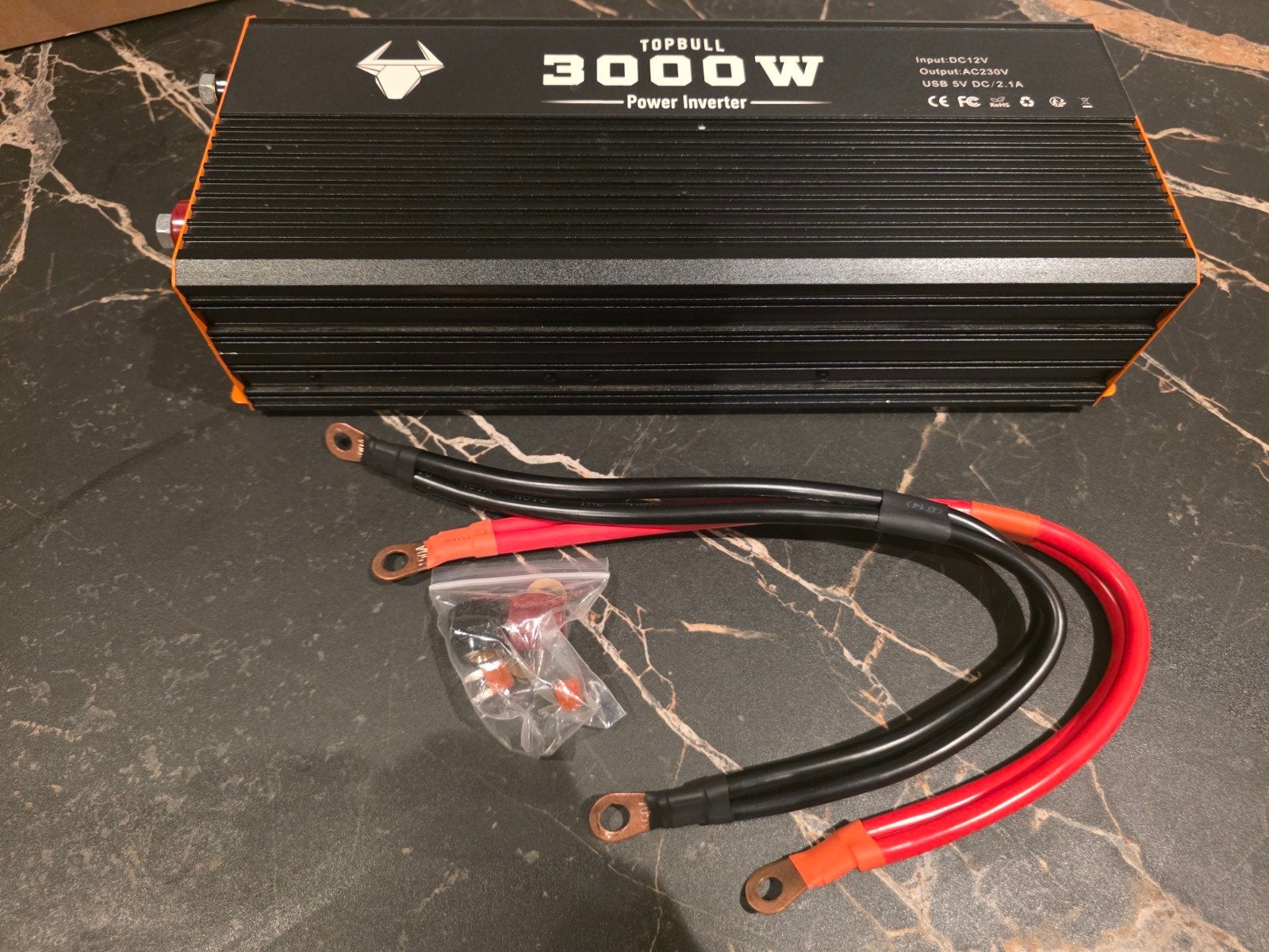 Topbull 3000W Power Inverter - Nieuw in doos, Ophalen of Verzenden