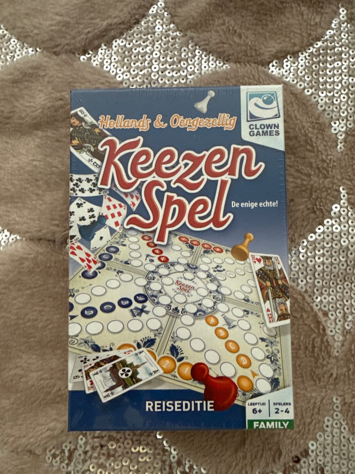Keezen Spel Reiseditie - Nieuw in plastic, Drie of vier spelers, Ophalen of Verzenden, Nieuw, Reisspel
