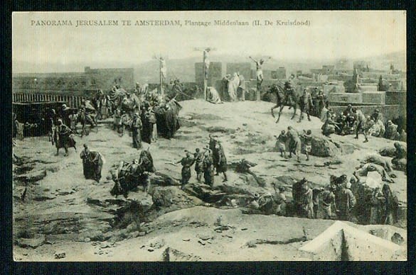 Amsterdam, Panorama Jerusalem., Plantage Middenlaan., Ophalen of Verzenden, Voor 1920, Ongelopen, Noord-Holland