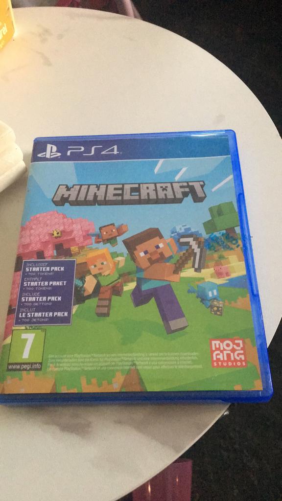 Minecraft playstation 4, Avontuur en Actie, Ophalen of Verzenden, Zo goed als nieuw, 3 spelers of meer