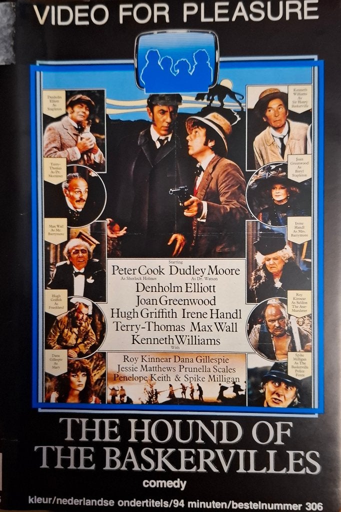 Hound of the Baskervilles - Betamax - Video for Pleasure 306, Cd's en Dvd's, Engels, Alle leeftijden, Betamax, Ophalen of Verzenden