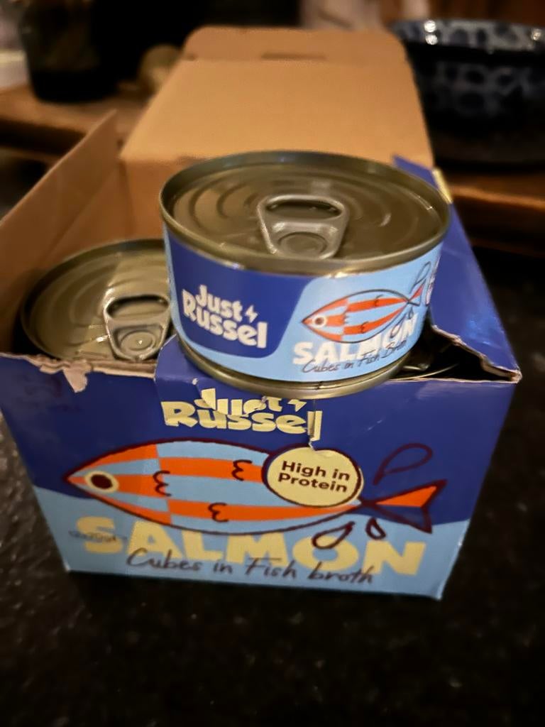 Just Russel zalm kattenvoer, Dieren en Toebehoren, Dierenvoeding, Ophalen of Verzenden, Kat