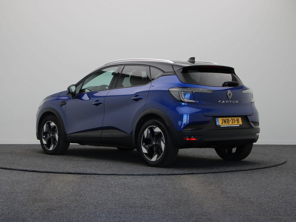 Renault Captur TCe 90pk techno | Harman Kardon | Stoel en st, Gebruikt, Euro 6, Blauw, Automatische klimaatregeling