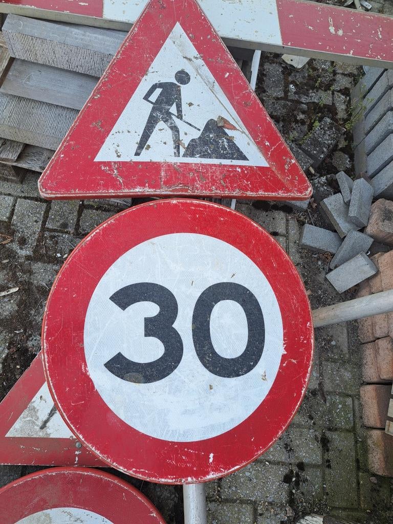 Verkeersbord leuk voor 30 e verjaardag, Ophalen, Gebruikt, Versiering, Verjaardag