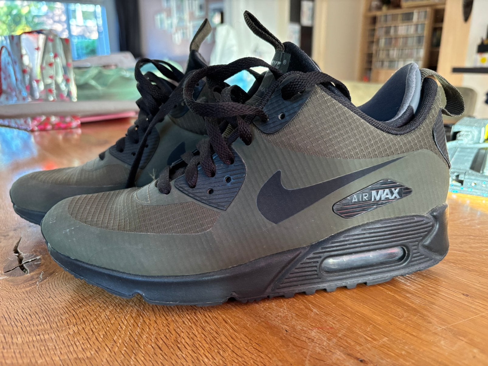 Nike Air Max 90 Winter Mid Dark Loden maat 41, Kleding | Heren, Schoenen, Ophalen, Overige kleuren, Sneakers of Gympen, Gedragen