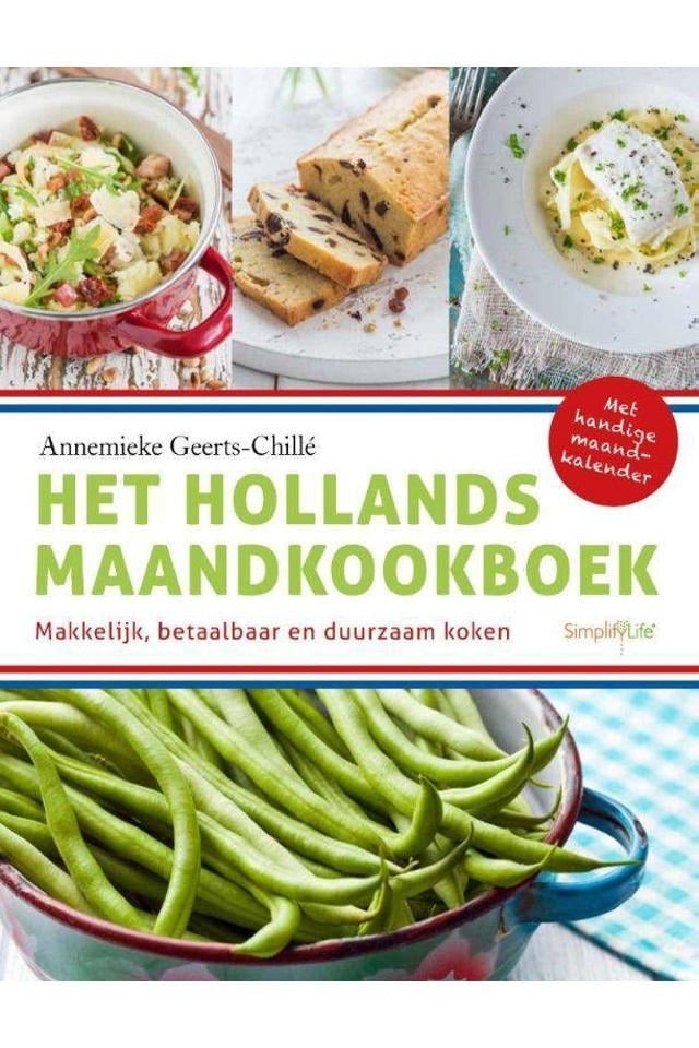 Het Hollands maandkookboek - Annemieke Geerts-Chillé, Verzenden, Zo goed als nieuw, Nederland en België