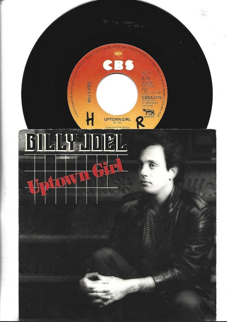 BILLY JOEL SINGLE 7" UPTOWN GIRL 1983, Cd's en Dvd's, 7 inch, Ophalen of Verzenden, Pop, Overige typen