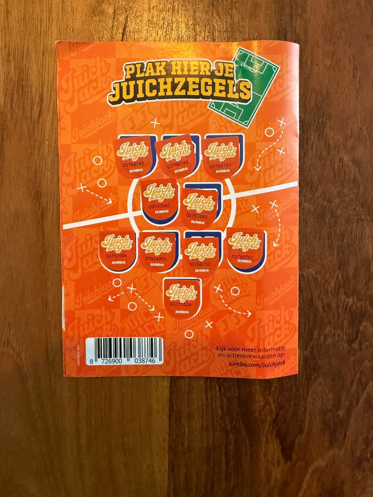 Spaarkaart juigjack, Verzamelen, Supermarktacties, Jumbo, Ophalen