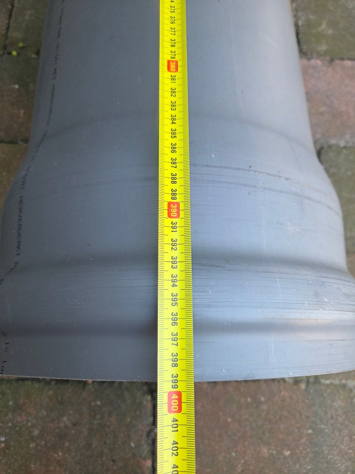 PVC Buis 315mm - 399cm met Einddop en Drainage Aansluitingen, Ophalen, Gebruikt, Pvc, 2 tot 4 meter