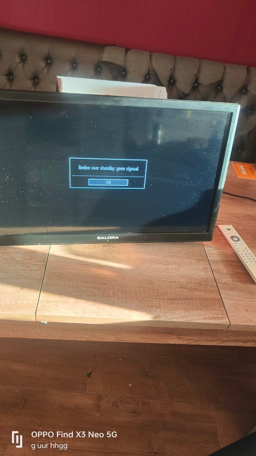 Salora 24" Full HD LED monitor, 50 Hz, Ophalen, Overige merken, Gebruikt