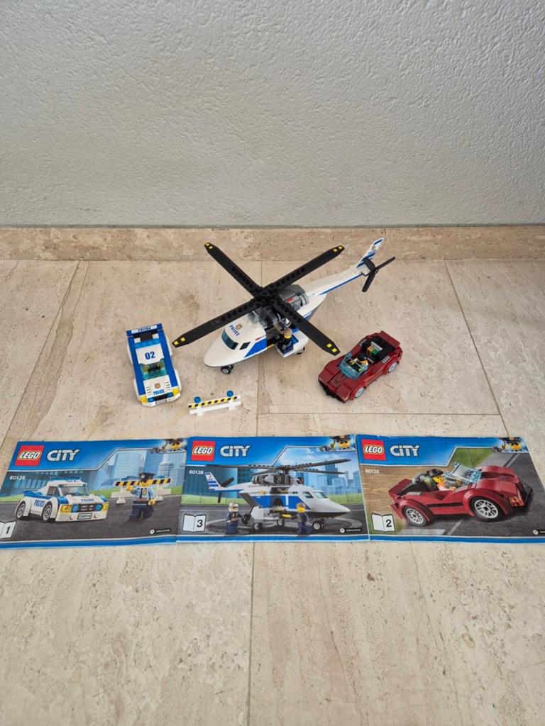 LEGO City 60138 High-speed achtervolging compleet, Compleet, Lego, Ophalen of Verzenden, Complete set