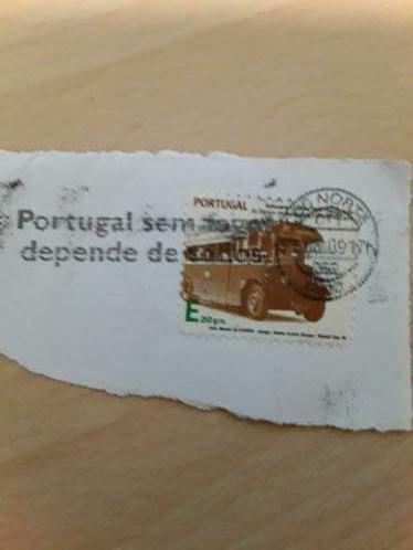 Portugal bus, Verzenden, Portugal, Gestempeld