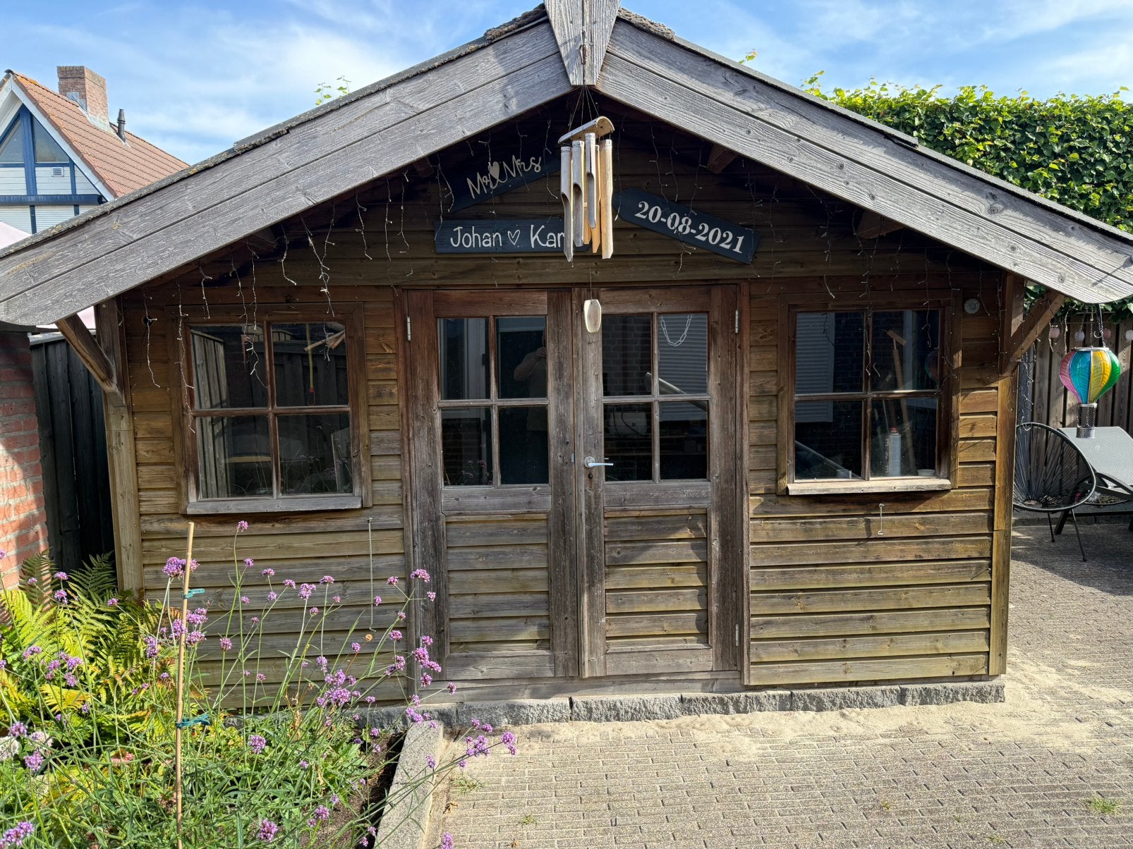 tuinhuis, Ophalen, Tuinhuis, 250 tot 500 cm, 2 ramen