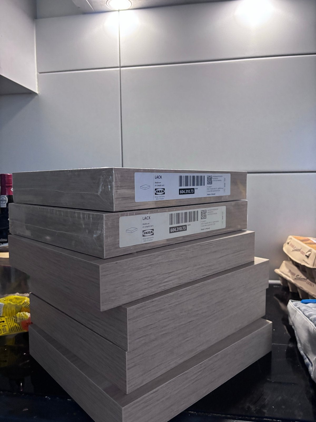6x IKEA LACK wandplankjes 30x26 cm, Ophalen, Nieuw