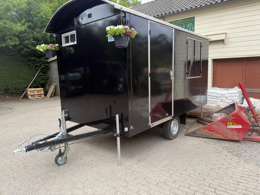 Zwarte  schaftkeet / Tiny House op Wielen, Ophalen of Verzenden, Zo goed als nieuw