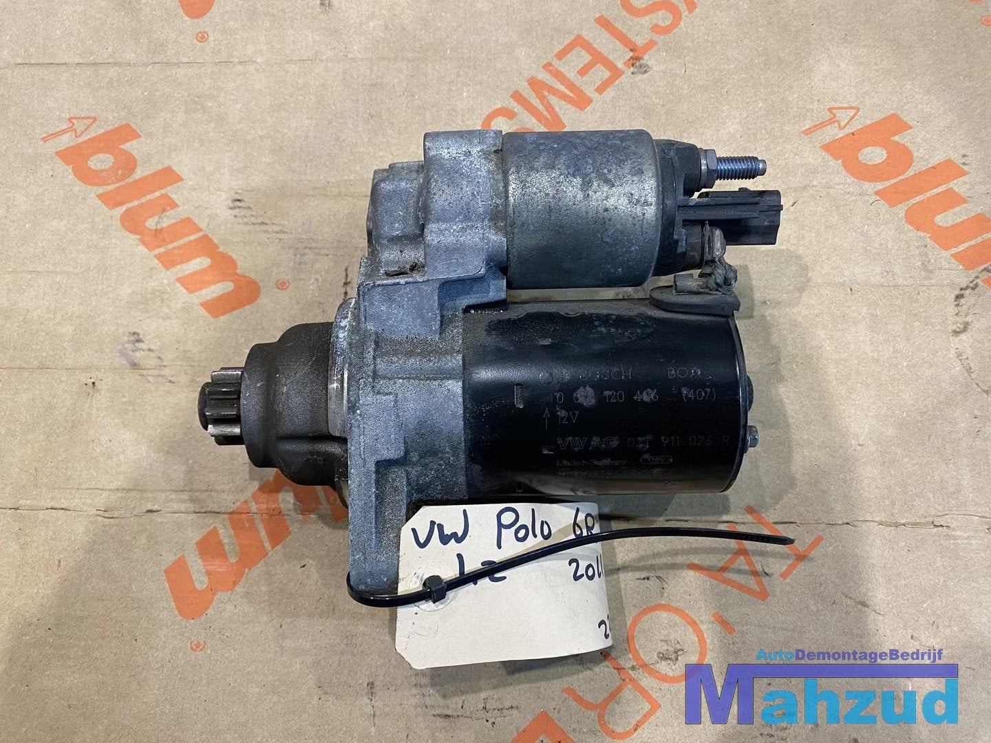 VW POLO 6R Golf UP AUDI A3 IBIZA 1.2 Startmotor 02T911023R, Auto-onderdelen, Motor en Toebehoren, Gebruikt, Volkswagen, Volkswagen AG