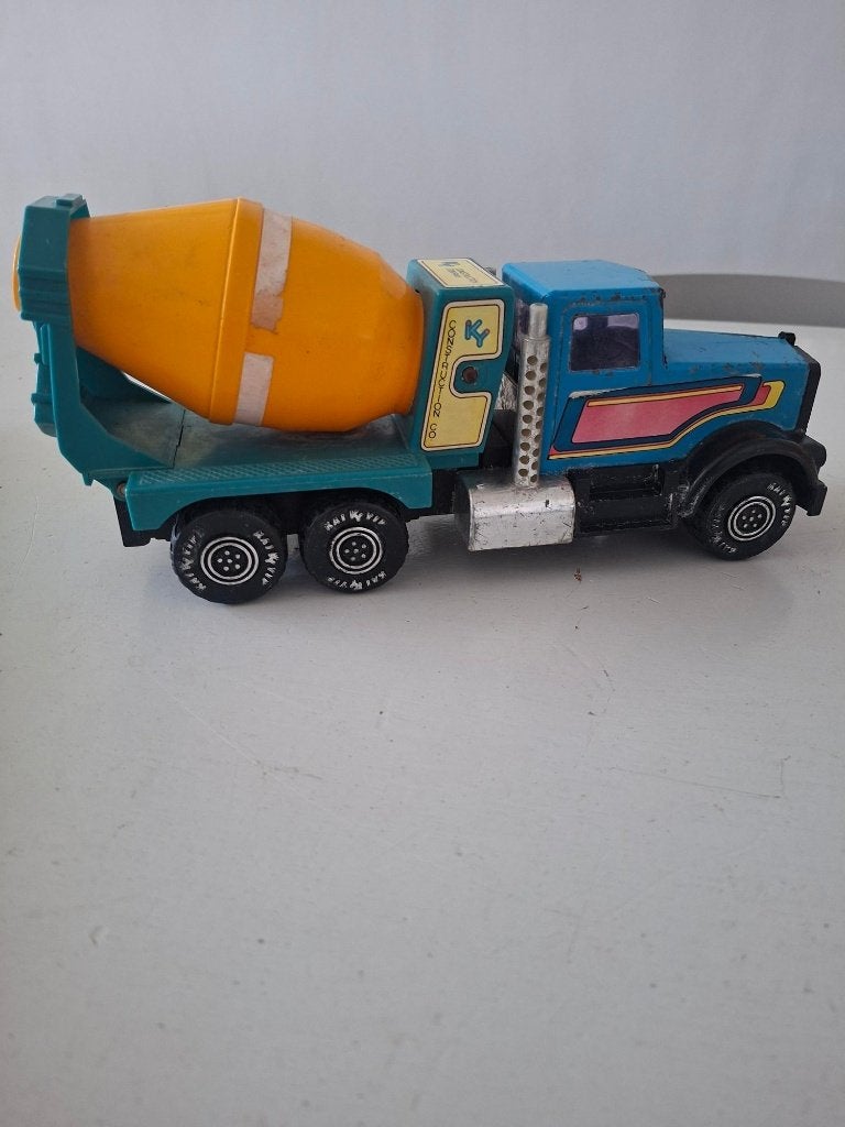 vintage metalen cementwagen retro jaren 80 Kai Yip truck, Ophalen of Verzenden, Gebruikt