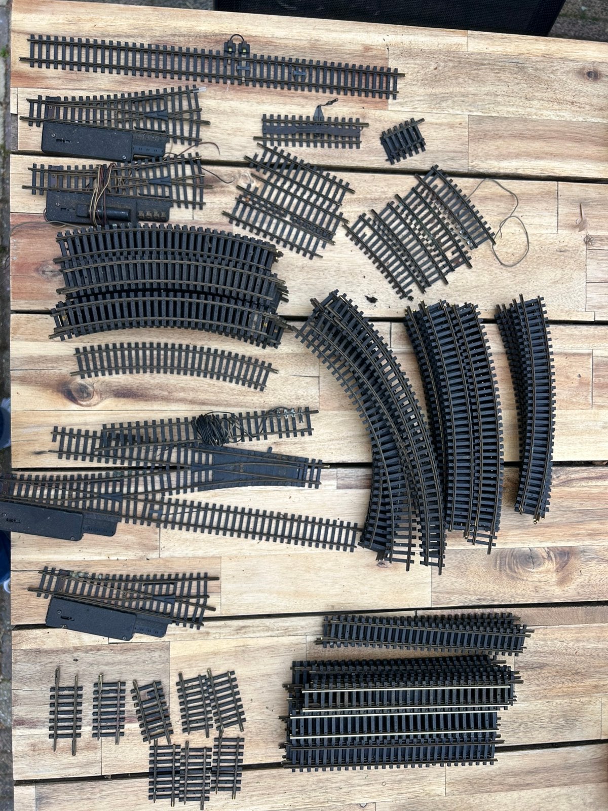 Heel veel Fleischmann rails, Hobby en Vrije tijd, Modeltreinen | H0, Ophalen, Gebruikt, Gelijkstroom, Fleischmann