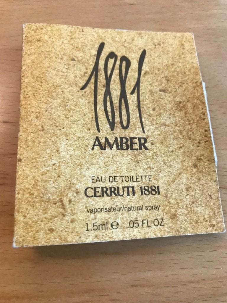 Cerruti 1881 Amber Eau de Toilette sample, Ophalen of Verzenden, Nieuw
