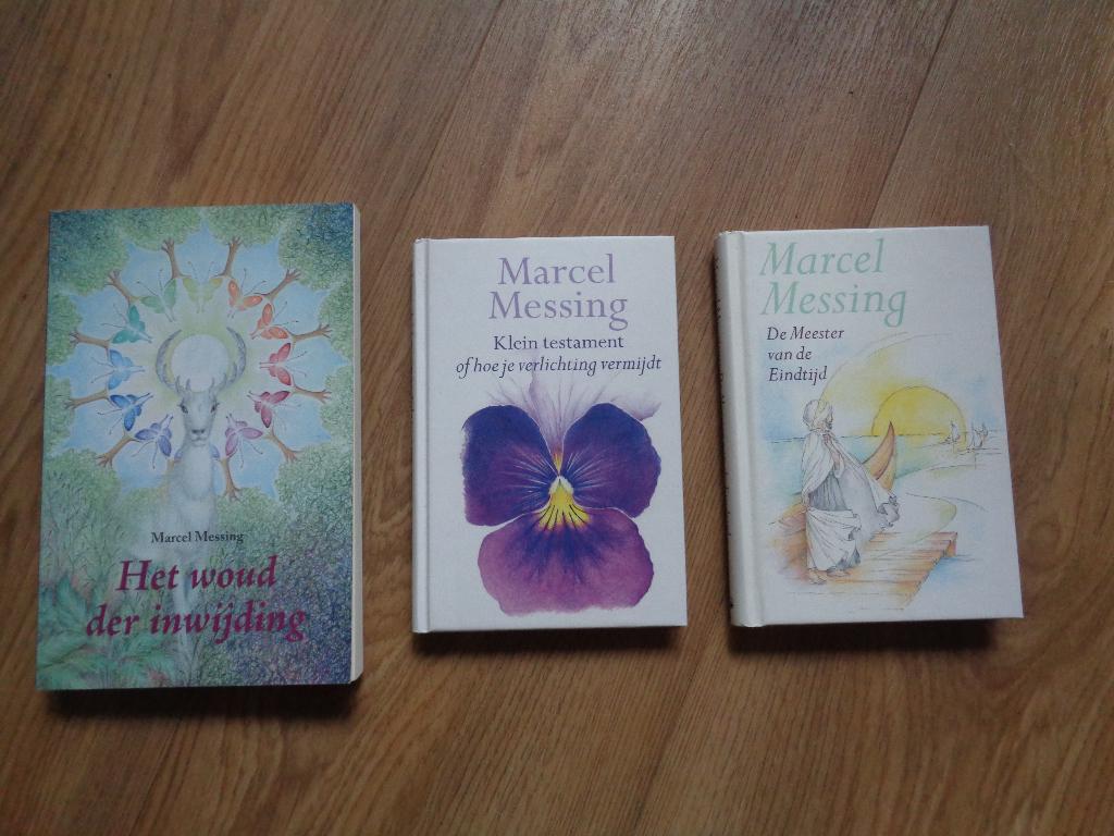 3 X Marcel Messing Klein Testament Woud Inwijding De Meester, Boeken, Esoterie en Spiritualiteit, Nieuw, Overige typen, Spiritualiteit algemeen