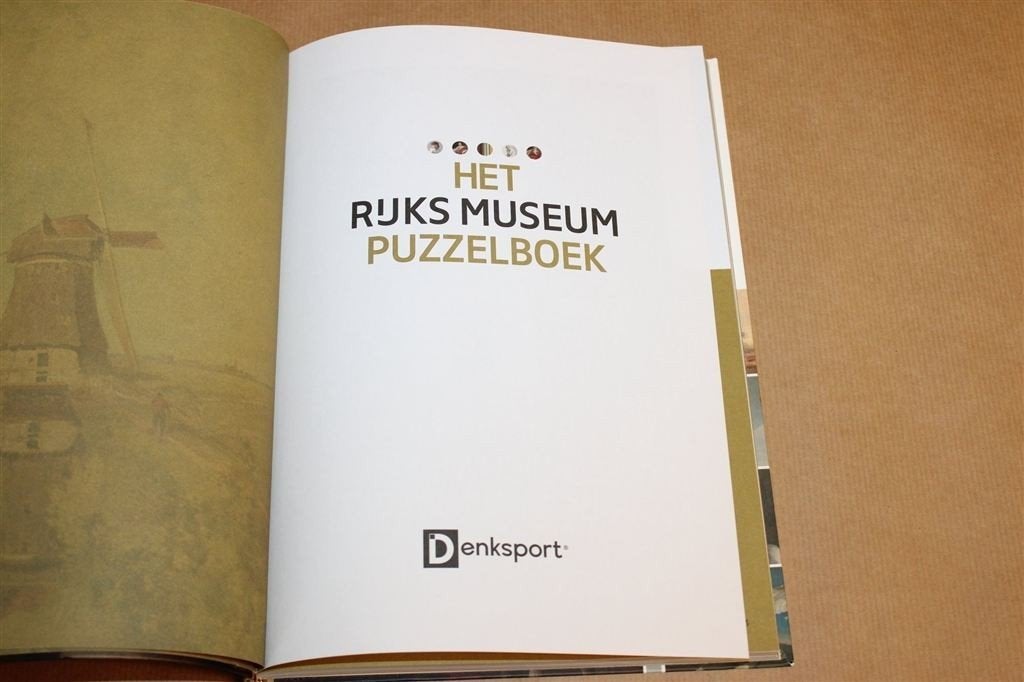 Het Rijksmuseum Puzzelboek Denksport — Kunst, Quiz & Weetjes, Ophalen of Verzenden, Zo goed als nieuw, Overige onderwerpen
