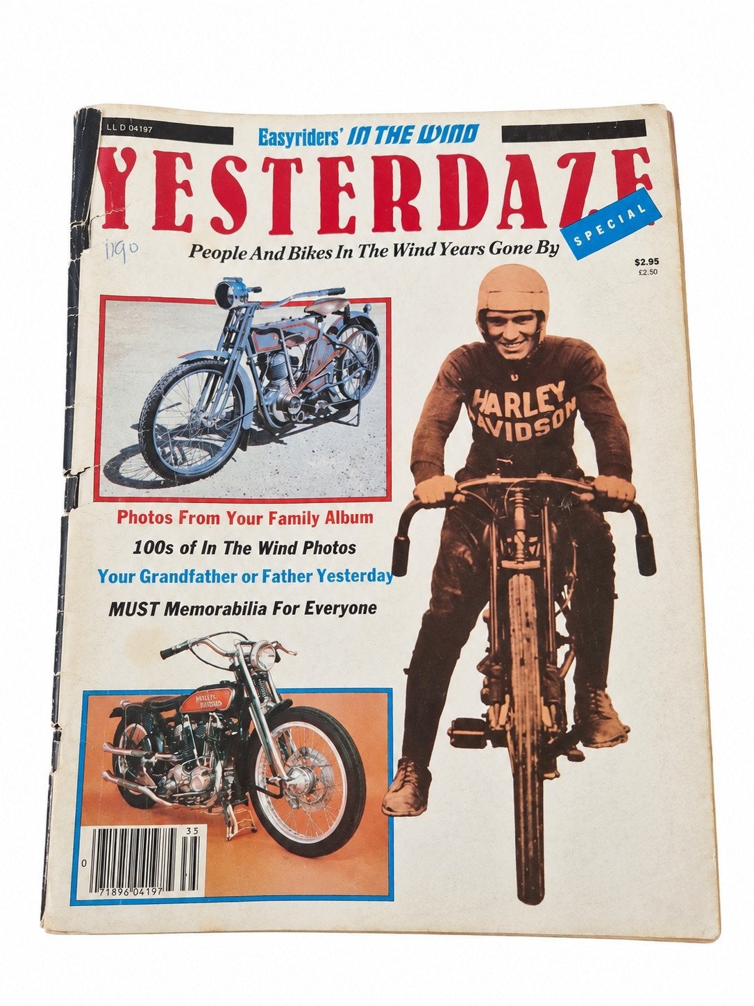 Vintage Yesterdaze Easyriders motorblad motoren Harley David, Ophalen of Verzenden, Gelezen