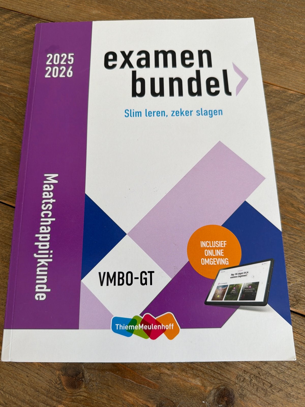 Examenbundel Maatschappijkunde VMBO-GT 2025-2026 nieuw, Boeken, Ophalen of Verzenden, Nieuw, VMBO, Maatschappijleer