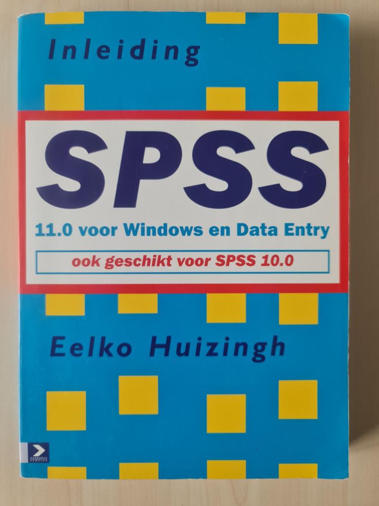 Inleiding SPSS 11.0 voor Windows en Data Entry - Huizi, Ophalen of Verzenden, Zo goed als nieuw, Software, Eelko Huizingh