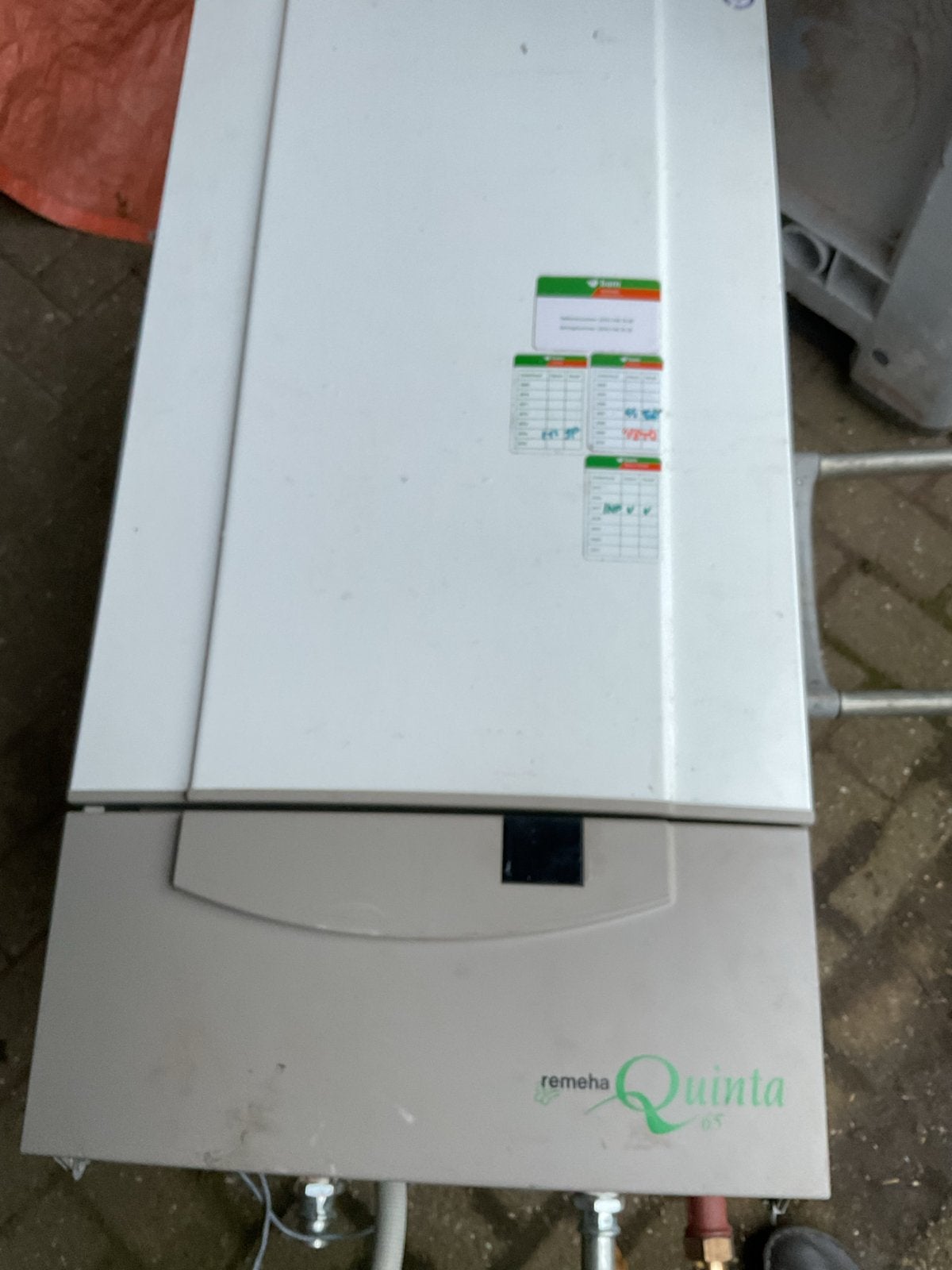 Radiatoren met thermostaatkranen en 2 Remeha ketels, 30 tot 80 cm, Gebruikt, Hoog rendement (Hr), Cv-ketel of Combi-ketel