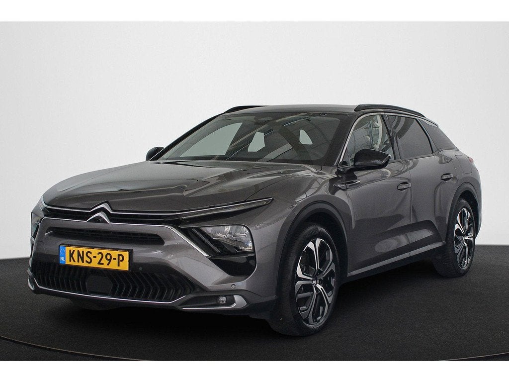 Citroën C5 X 1.6 Plug-in Hybrid 225 Shine Leder Stoel-Stuur, Auto's, Citroën, Automaat, Gebruikt, 4 cilinders, Automatische klimaatregeling