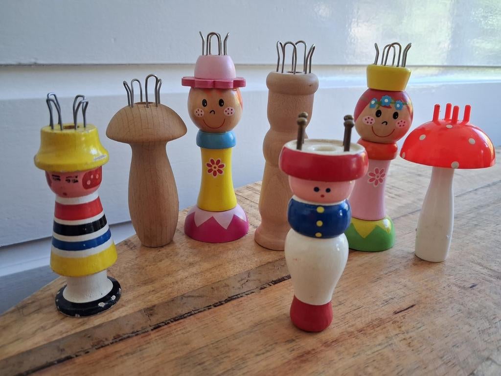 Punnikpopje punnik punniken punnikklosje paddestoel, Ophalen of Verzenden, Hout