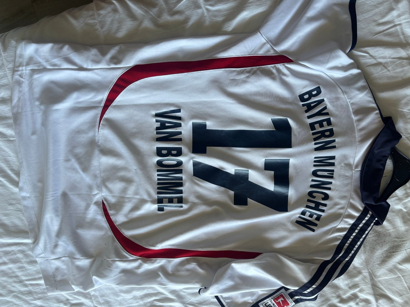 Bayern München Thuisshirt Van Bommel #17, Maat L, Ophalen of Verzenden, Gebruikt, Shirt