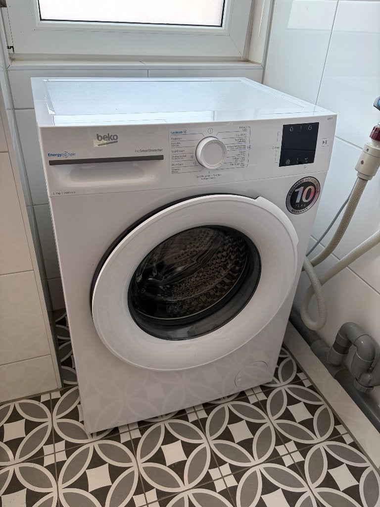 Beko BWMF71241W EnergySpin Wasmachine - Zo goed als nieuw, Ophalen, Zo goed als nieuw, Voorlader, 85 tot 90 cm