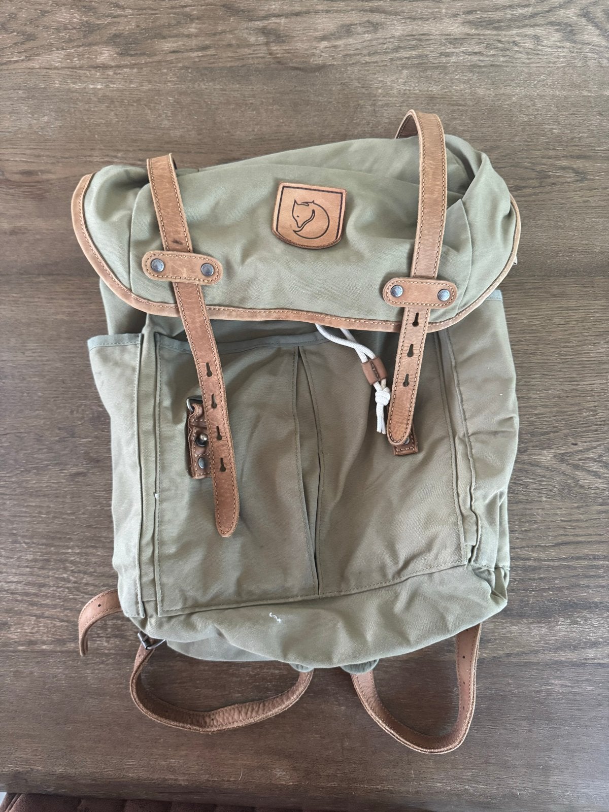 Fjällräven rugzak - Groen/Kaki, Ophalen of Verzenden, Gebruikt, 25 tot 40 cm, Overige merken