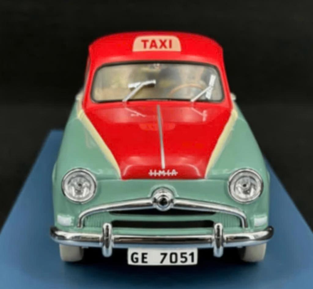 Simca Aronde Taxi 1954 Kuifje 1/24 voitures TINTIN # 29, Verzenden, Nieuw, Auto, Overige merken
