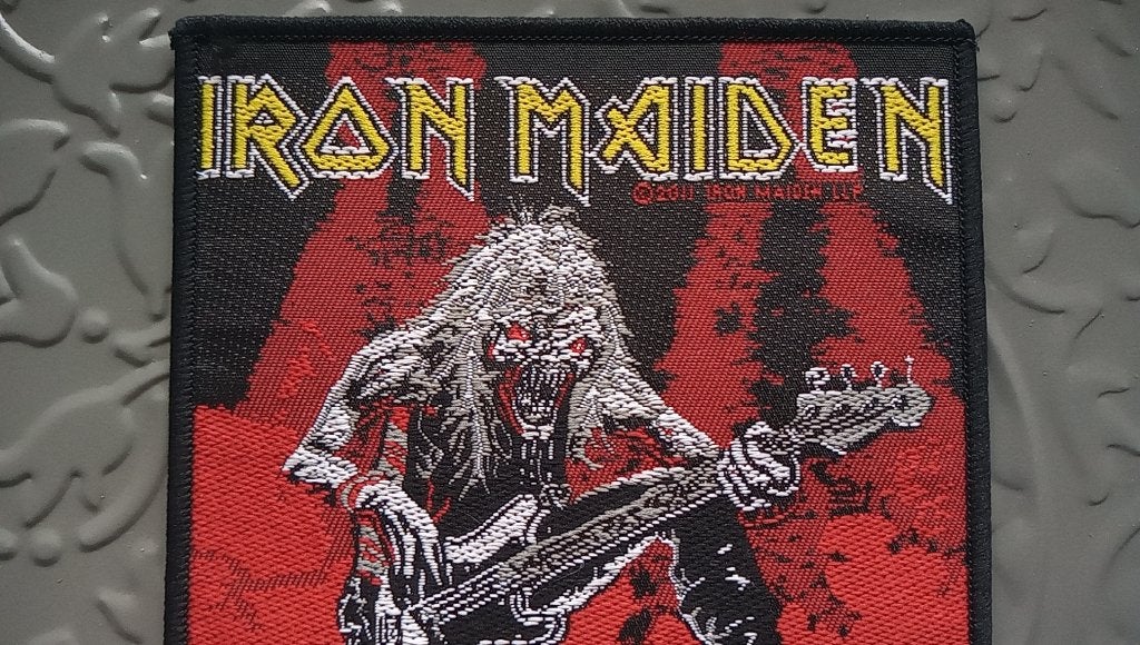 Iron Maiden 2011 zeer mooie fear of the dark live patch 199, Verzamelen, Ophalen of Verzenden, Nieuw, Kleding
