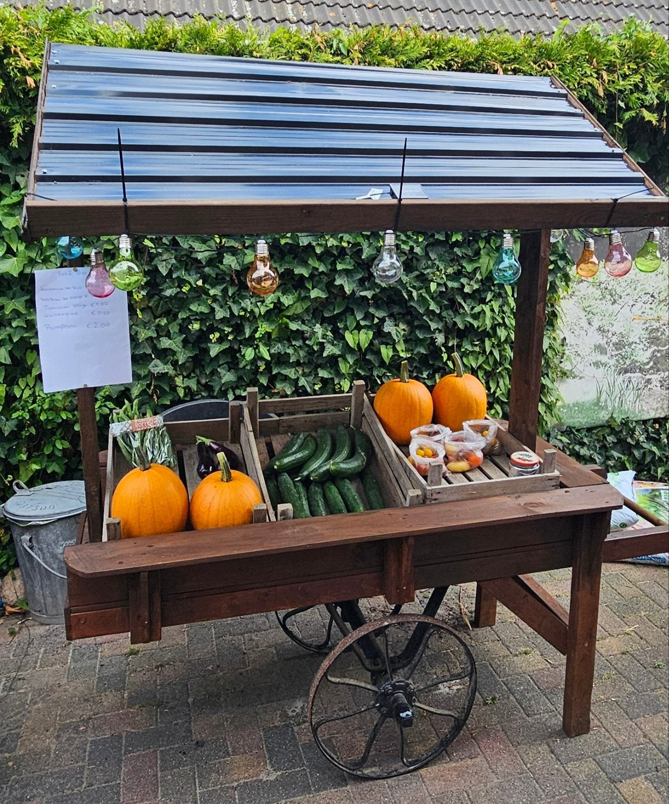 Biologisch groente en fruit, Ophalen