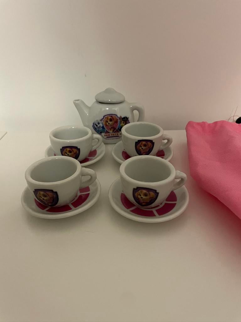 Paw Patrol mini thee servies, Ophalen of Verzenden, Zo goed als nieuw, Meisje